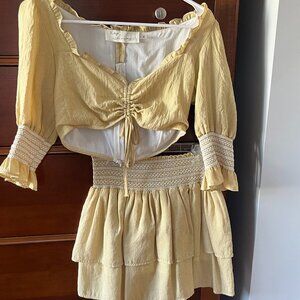 Vintage Havana yellow 2-piece set